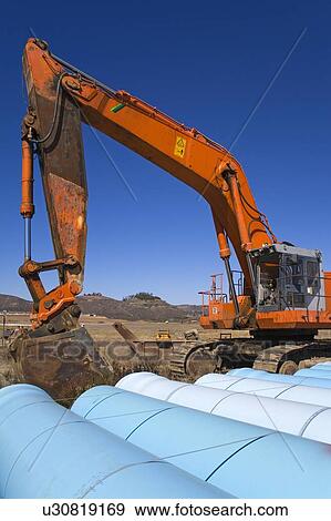 Pipe laying, Temecula Valley, Southern California, USA View Large Photo Image Stock Photo - Pipe laying, Temecula Valley, Southern California, USA . Fotosearch