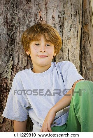 Stock Image - Portrait Of A Boy. Fotosearch