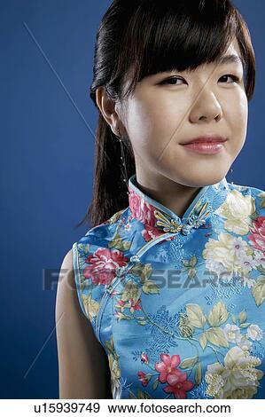 Stock Photo - Portrait of a woman. Fotosearch