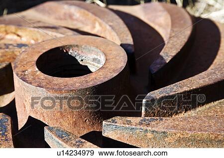 Rusted metal wheel View Large Photo Image Stock Photo - Rusted metal wheel. Fotosearch