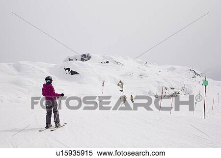 Skiers, Whistler, British Columbia, Canada View Large Photo Image Stock Photography - Skiers, Whistler, British Columbia, Canada. Fotosearch