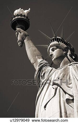 Statue of Liberty, Lower Manhattan, New York City, New York, USA View Large Photo Image Stock Photo - Statue of Liberty, Lower Manhattan, New York City, New York, USA . Fotosearch