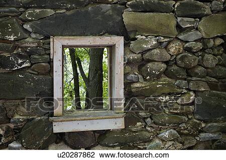 Stock Image - Stone House Wall. Fotosearch