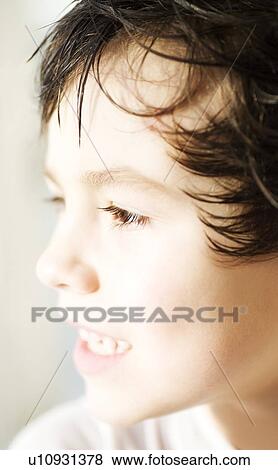 Studio portrait of boy View Large Photo Image Stock Photo - Studio portrait of boy. Fotosearch