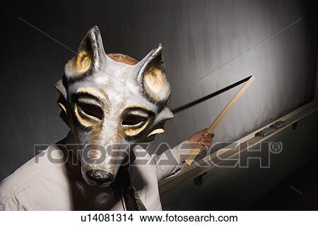 Teacher wearing a mask View Large Photo Image Picture - Teacher wearing a mask. Fotosearch