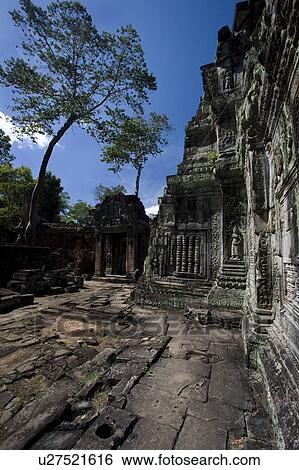 Temple ruins in the ancient city of Angkor, Northwestern Cambodia View Large Photo Image Stock Photograph - Temple ruins in the ancient city of Angkor, Northwestern Cambodia. Fotosearch