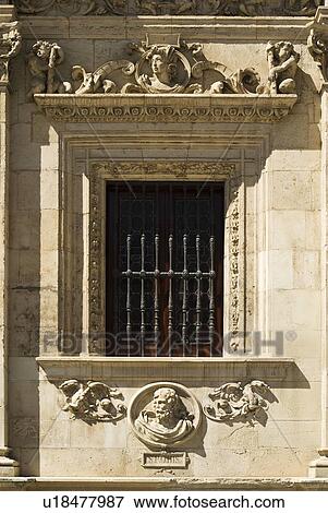 The facade of Seville Town Hall, Ayuntamiento de Sevilla, Seville, Andalucia, Spain View Large Photo Image Stock Photo - The facade of Seville Town Hall, Ayuntamiento de Sevilla, Seville, Andalucia, Spain . Fotosearch