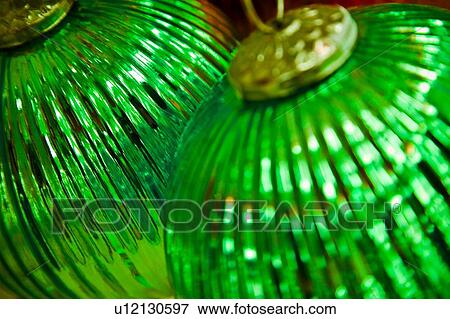 Two Christmas balls View Large Photo Image Stock Photo - Two Christmas balls. Fotosearch