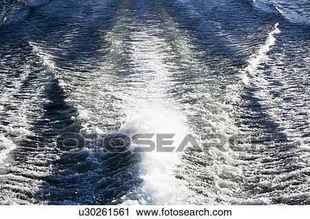Wake from a boat View Large Photo Image Stock Image - Wake from a boat. Fotosearch