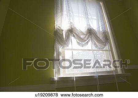 Window with sheer curtains View Large Photo Image Stock Photo - Window with sheer curtains. Fotosearch