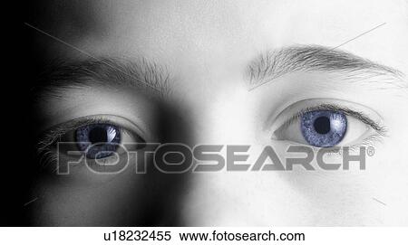 Stock Photography - A child's eyes. Fotosearch