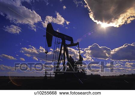 Stock Photo - An oil derrick. Fotosearch