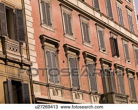 Stock Image - Apartments, Rome, Italy. Fotosearch