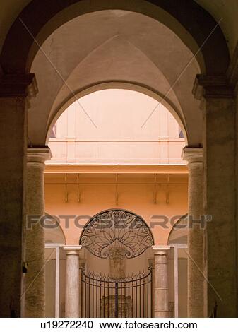 Stock Image - Archway, Rome, Italy. Fotosearch