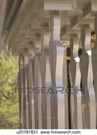 Stock Image - Artistic structure, Toronto, Ontario, Canada. Fotosearch