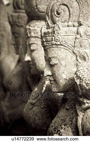 Stock Photo - Bali, Indonesia, Asia; Stone statues. Fotosearch