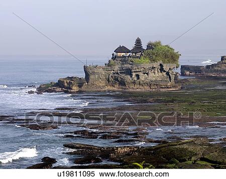 Stock Photography - Bali, Indonesia; Tanah Lot Sea Temple. Fotosearch