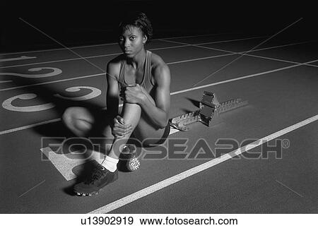 Stock Photo - Before the race. Fotosearch