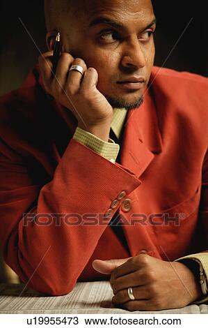 Businessman thinking View Large Photo Image Stock Image - Businessman thinking. Fotosearch