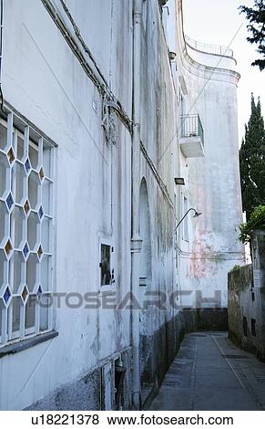 Stock Photo - Capri, Italy; Italian buildings. Fotosearch