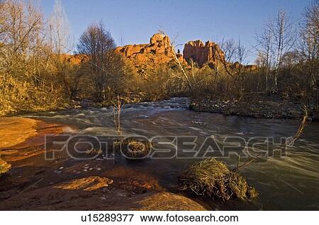 Stock Photo - Cathedral rock, Sedona, Arizona, USA. Fotosearch