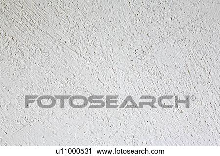 Stock Image - Close-up of plaster on a wall. Fotosearch