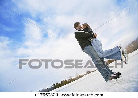 Couple kissing View Large Photo Image Stock Photo - Couple kissing. Fotosearch