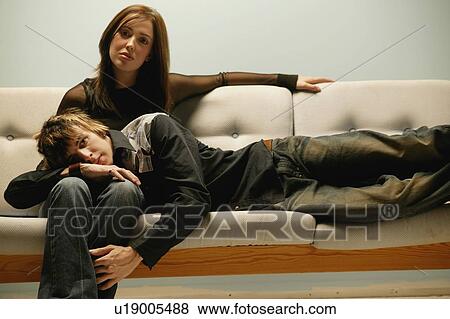 Stock Photo - Couple spend time together. Fotosearch