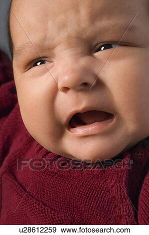 Crying baby View Large Photo Image Stock Photo - Crying baby. Fotosearch