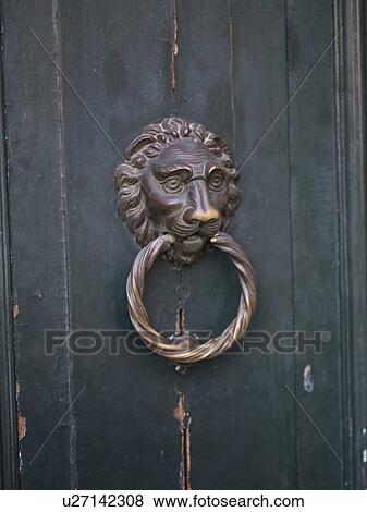 Door knocker View Large Photo Image Stock Photo - Door knocker. Fotosearch