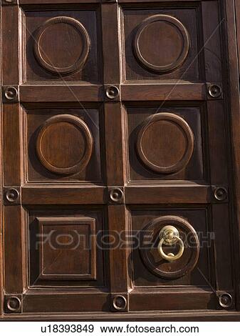 Stock Photo - Door, Naples, Italy . Fotosearch