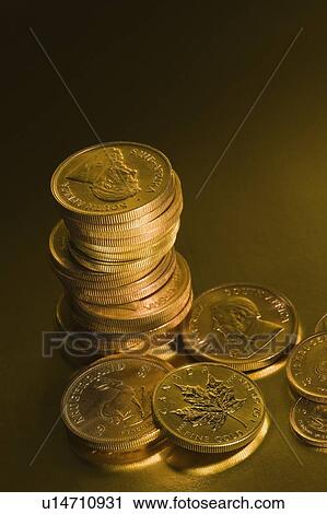 Gold coins View Large Photo Image Stock Image - Gold coins . Fotosearch