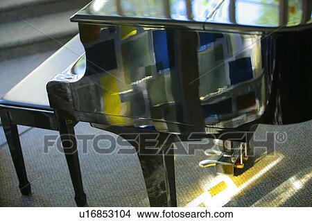 Grand piano View Large Photo Image Picture - Grand piano. Fotosearch