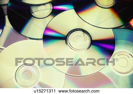 Stock Image - Group of CDs. Fotosearch