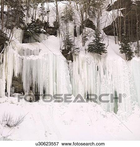 Icicles and snow, northern British Columbia, Canada View Large Photo Image Stock Photo - Icicles and snow, northern British Columbia, Canada. Fotosearch