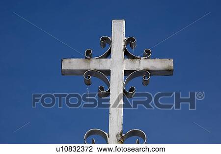 Icicles hang from a cross View Large Photo Image Stock Image - Icicles hang from a cross. Fotosearch