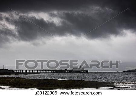 Islay, Scotland; Storm clouds over beach View Large Photo Image Stock Photograph - Islay, Scotland; Storm clouds over beach. Fotosearch