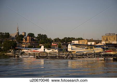 Kenora, Lake of the Woods, Ontario, Canada; Small city situated on a lake View Large Photo Image Stock Photograph - Kenora, Lake of the Woods, Ontario, Canada; Small city situated on a lake. Fotosearch
