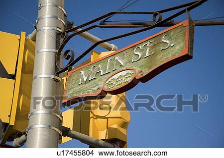 Kenora, Ontario, Canada; Main Street sign View Large Photo Image Picture - Kenora, Ontario, Canada; Main Street sign. Fotosearch
