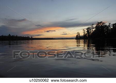 Stock Image - Lake of the Woods, Ontario, Canada. Fotosearch