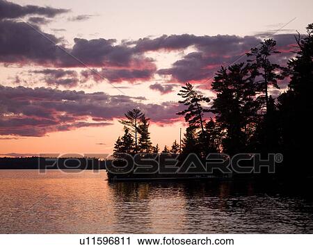 Lake of the Woods, Ontario, Canada; Sunrise over lake View Large Photo Image Stock Image - Lake of the Woods, Ontario, Canada; Sunrise over lake. Fotosearch