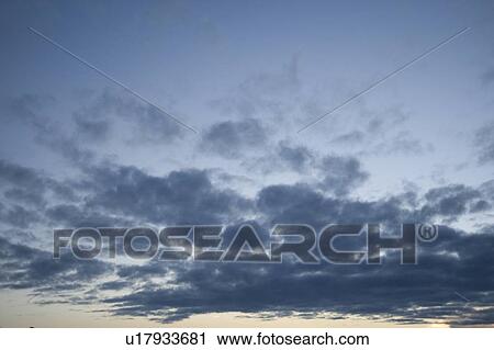 Stock Image - Lake of the Woods, Ontario, Canada; View of sky. Fotosearch