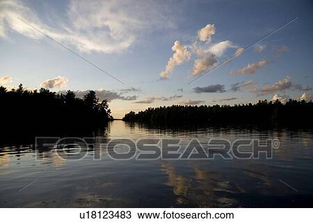 Lake of the Woods, Ontario, Canada; View across lake View Large Photo Image Stock Image - Lake of the Woods, Ontario, Canada; View across lake. Fotosearch