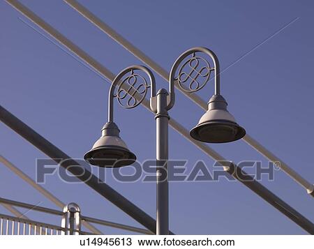 Lamp post on pedestrian bridge, Esplanade Riel, Winnipeg, Manitoba, Canada View Large Photo Image Stock Image - Lamp post on pedestrian bridge, Esplanade Riel, Winnipeg, Manitoba, Canada. Fotosearch