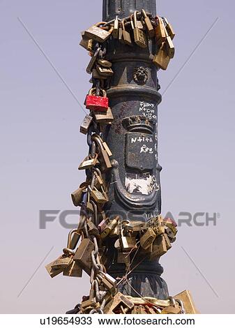 Locks on a pole, Naples, Italy View Large Photo Image Stock Image - Locks on a pole, Naples, Italy. Fotosearch