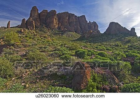Lost Dutchman State Park, Arizona, USA View Large Photo Image Stock Image - Lost Dutchman State Park, Arizona, USA . Fotosearch