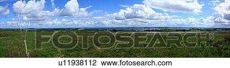 Stock Image - Lough Corrib near Oughterard, Co Galway, Ireland; Landscape and lake. Fotosearch