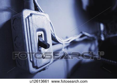 Stock Image - Main switch. Fotosearch