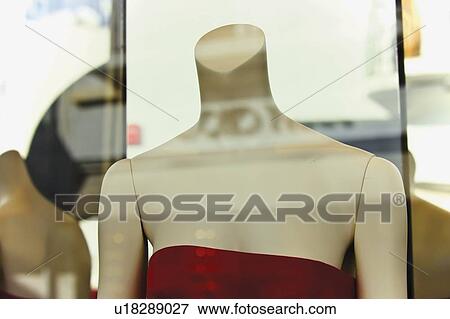 Stock Photo - Mannequin; Store window display. Fotosearch