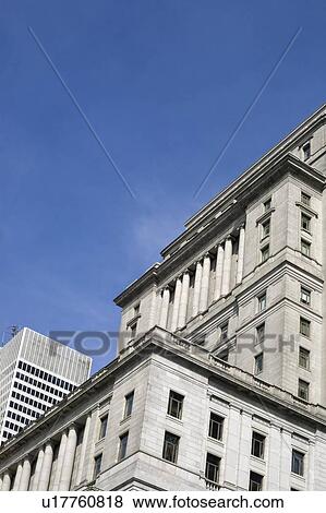 Montreal, Quebec, Canada; Architectural detail of Sunlife building View Large Photo Image Stock Photo - Montreal, Quebec, Canada; Architectural detail of Sunlife building. Fotosearch